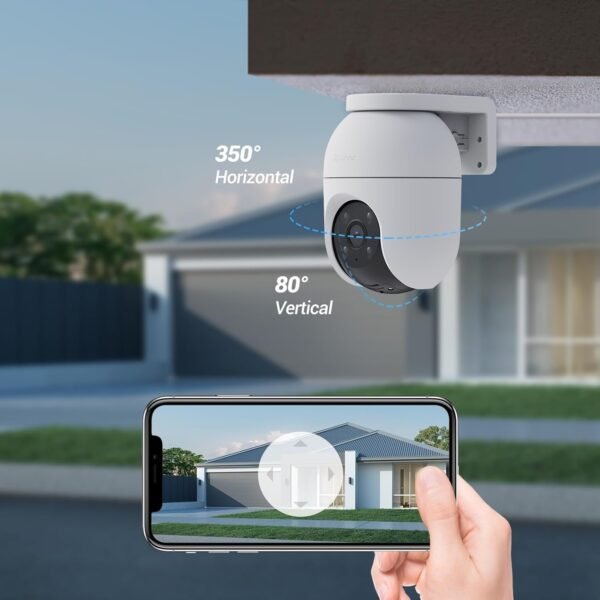 Cámara EZVIZ H8C PRO 3k exterior Panorámica WiFi con Sirena y Visión Nocturna a Color (5MPX) - Imagen 4