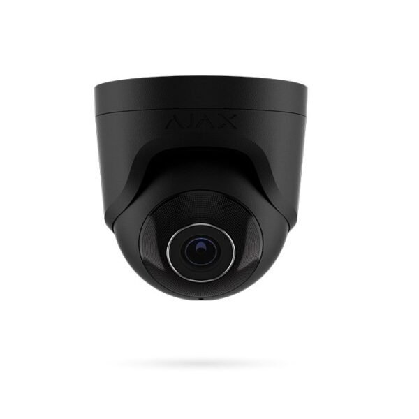 Cámara AJAX TURRETCAM con IA 8Mp Lente 2.8mm IR 35m Poe Micrófono Exterior Negra