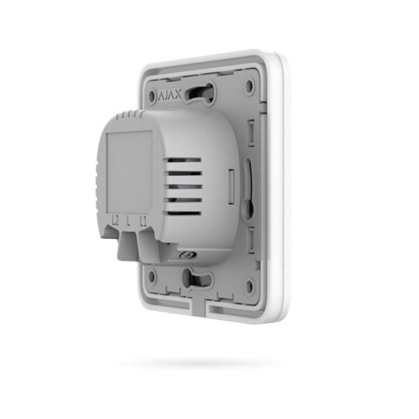 AJAX LIGHTSWITCH 1G Pack de Panel y Relé para Interruptor de Luz Simple Blanco - Imagen 2