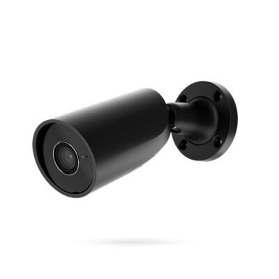 Cámara AJAX BULLETCAM con IA 8Mp Lente 2.8mm IR 35m Poe Micrófono Exterior Negra