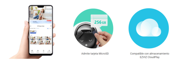 Camara de Seguridad Interior EZVIZ H6 3K WiFi Doble Banda Panorámica 360º - Imagen 4
