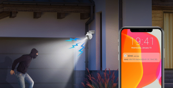Cámara WiFi Panorámica Sin Cables a Batería para Exterior con Sirena y Visión Nocturna a Color EZVIZ HB8 - Imagen 8