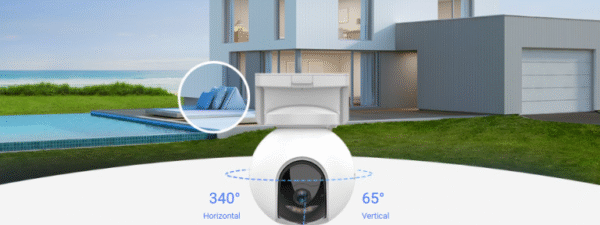 Cámara WiFi Panorámica Sin Cables a Batería para Exterior con Sirena y Visión Nocturna a Color EZVIZ HB8 - Imagen 7