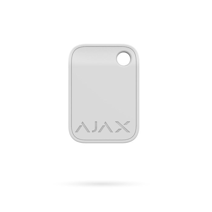 Llavero Tag Ajax. Acceso sin contacto Mifare para sistema de Alarma Ajax color blanco