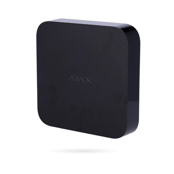 NVR AJAX Grabador para alarma AJAX hasta 8 cámaras ip de 8MP Negro