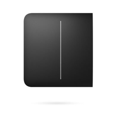Panel Táctil para Interruptor Doble Lateral sin contacto AJAX SIDEBUTTON 2G Negro