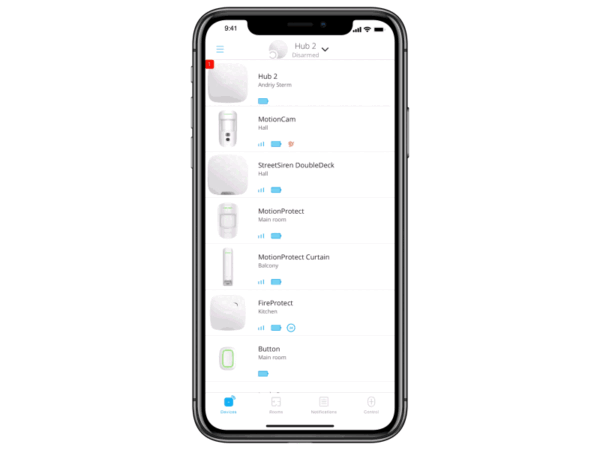 App AJAX , completamente gratuita, para Apple ios y Android , con botón de pánico SOS