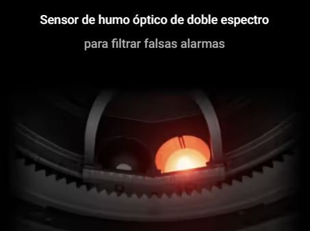 Sensor de humo óptico del detector Ajax FireProtect Plus 2 SB