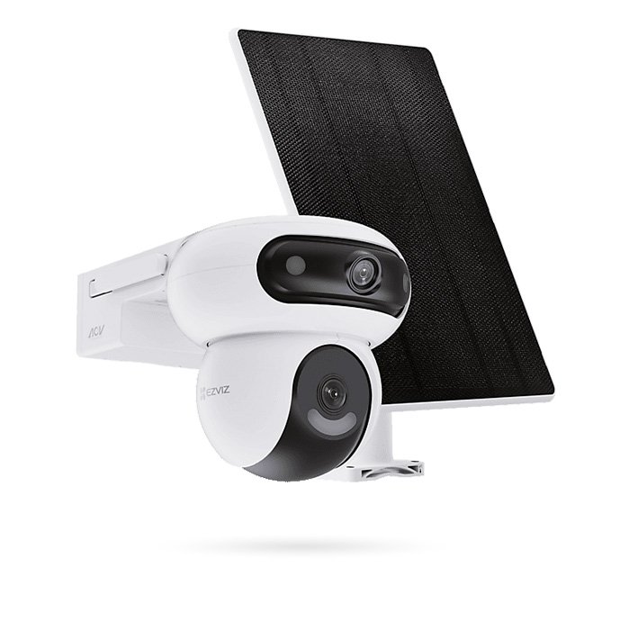 Cámara solar de doble lente Ezviz HB90 Dual Kit 2K+ con batería