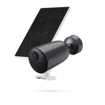 Cámara exterior 4G Ezviz EB3 con panel solar, sin WiFi ni cables