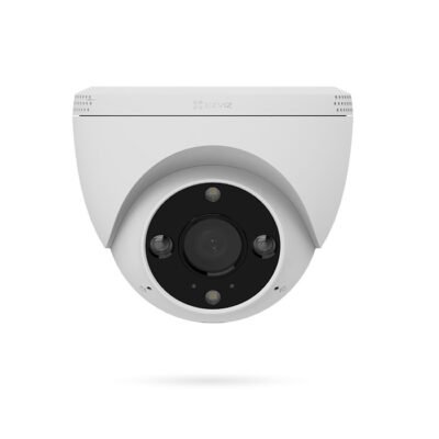 Cámara domo exterior WiFi Ezviz H4 2K con sirena y visión nocturna en color