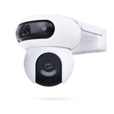 Cámara exterior WiFi Ezviz H90 Dual 2K+2K 360° con IA y defensa activa