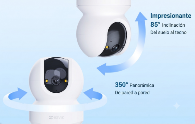 Cámara Ezviz TY1 G1 2K instalada en interior