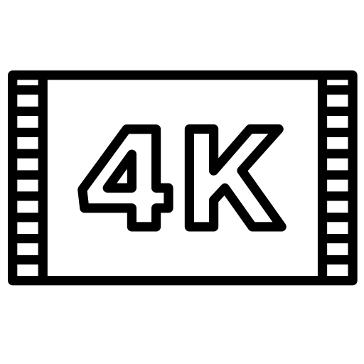 Icono resolución 4K