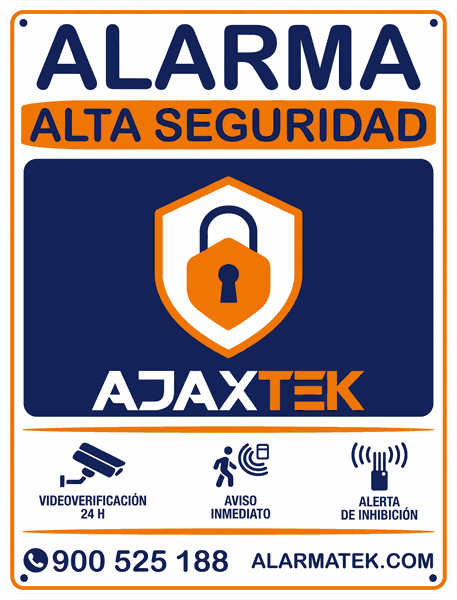 Cartel de alarma AlarmaTek – 900 525 188