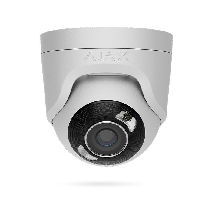 Cámara IP Ajax TurretCam HL 5 MP lente 2,8 mm (blanca) – vista 2