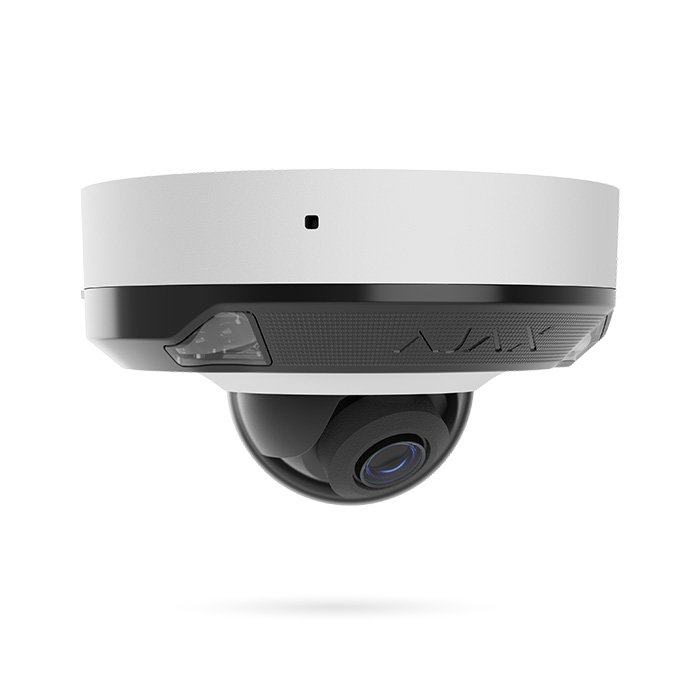 Cámara IP Ajax DomeCam Mini HL 8 MP (blanca)