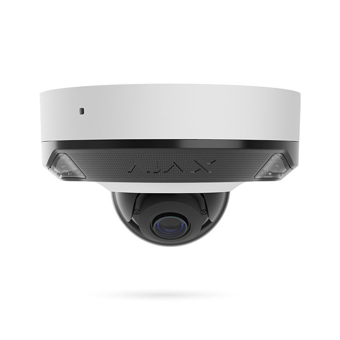 Cámara IP Ajax DomeCam Mini HL 8 MP (blanca) – vista 2