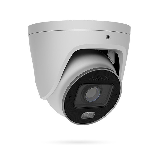 Cámara IP Ajax TurretCam 5 MP varifocal (blanca)