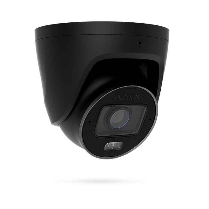 Cámara IP Ajax TurretCam 5 MP varifocal (negra)